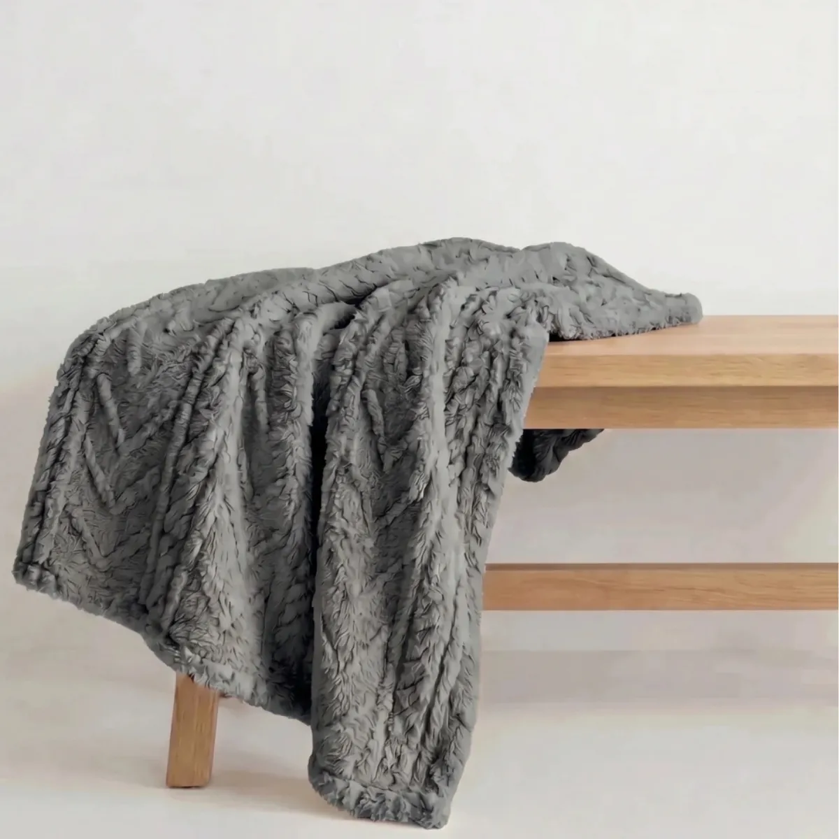 Manta Siberia Gris Medio